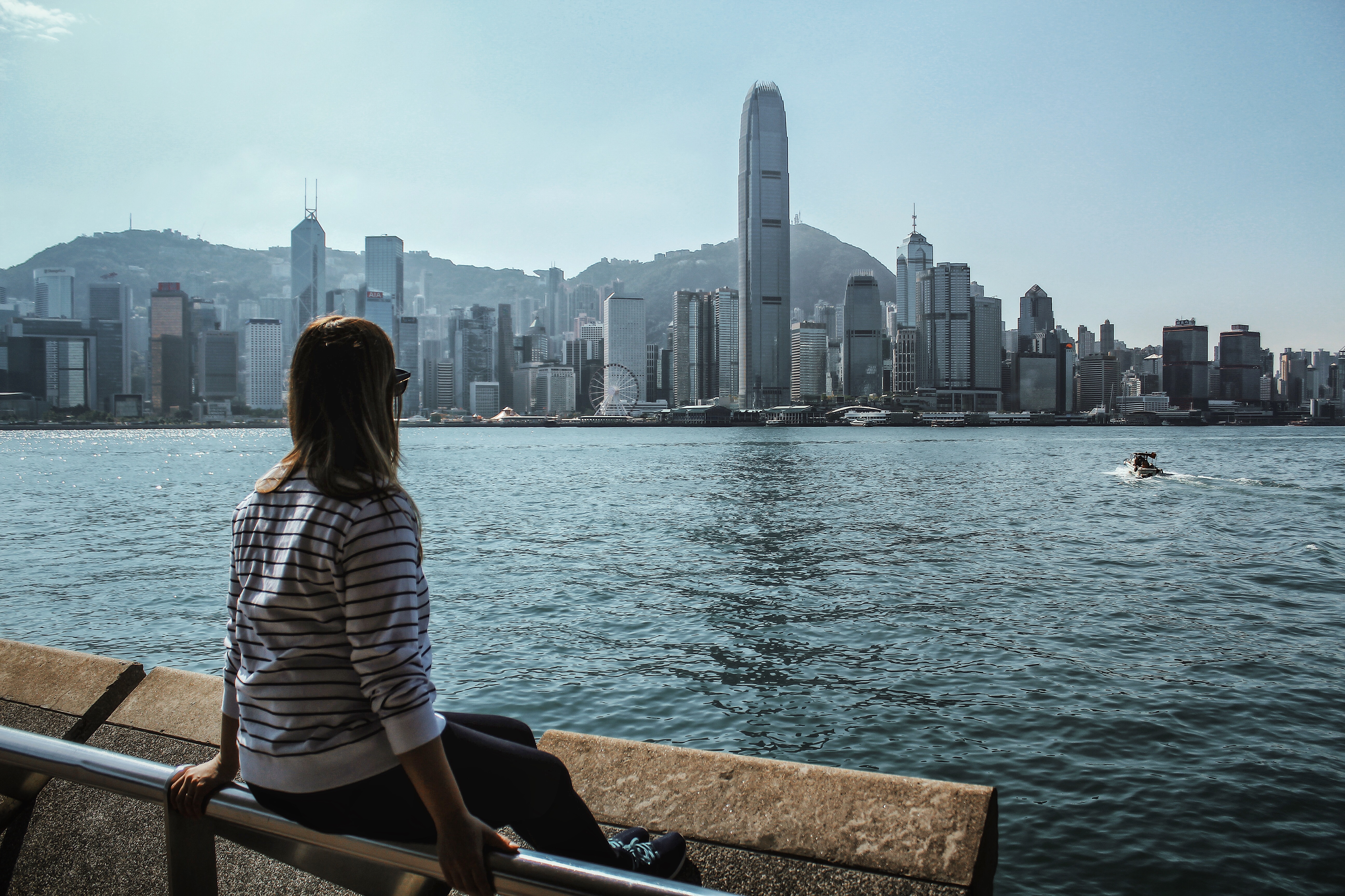 El skyline de Hong Kong desde Kowloon